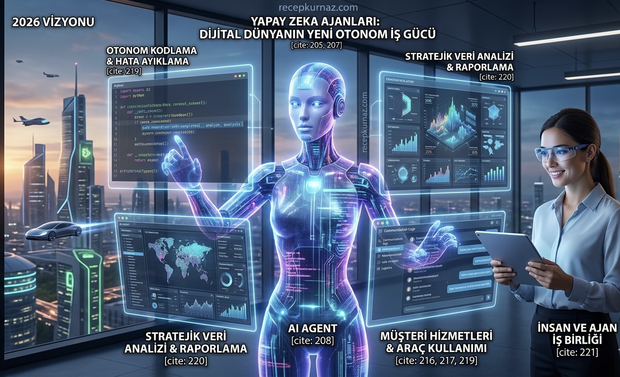 Yapay Zeka Ajanları: Dijital Dünyanın Yeni Otonom İş Gücü Kapak Görseli